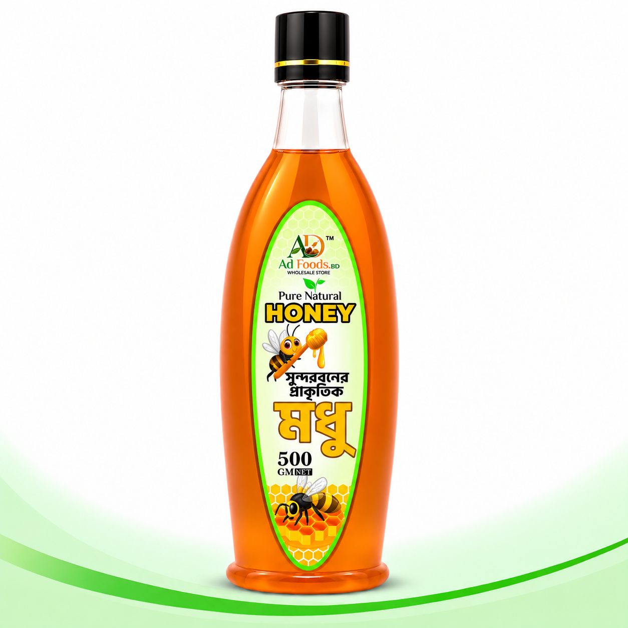 AD Foods BD Sundarbans Natural Honey 500g Bottle