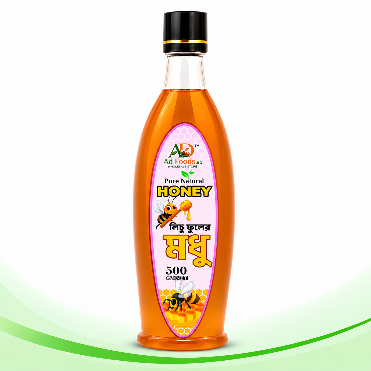 AD Foods BD Litchi Flower Honey 500g Bottle